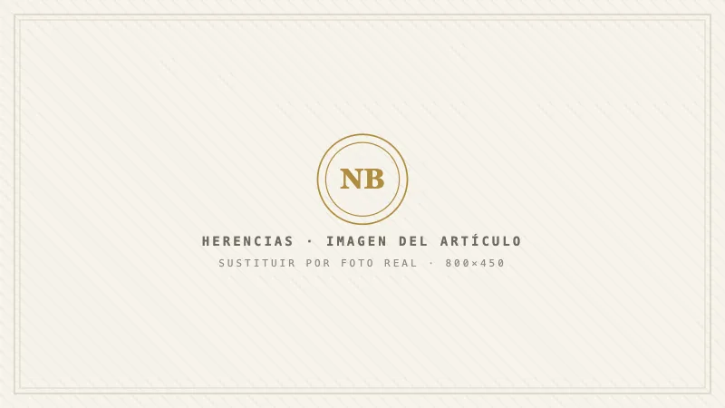 Documentación de una herencia sin testamento preparada en una notaría de Badalona